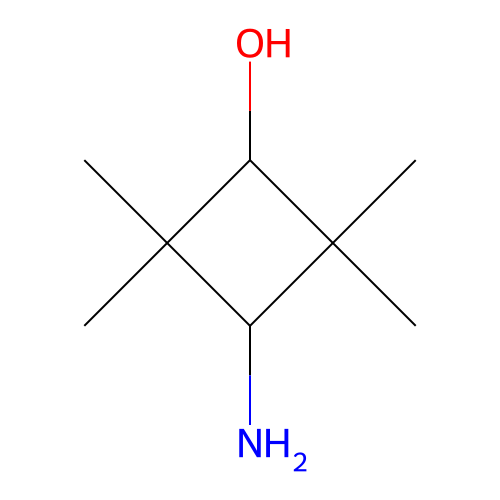 Cyclobutanol, 3-amino-2,2,4,4-tetramethyl- structure