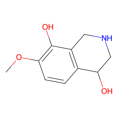 7-Methoxy-1,2,3,4-tetrahydroisoquinoline-4,8-diol structure