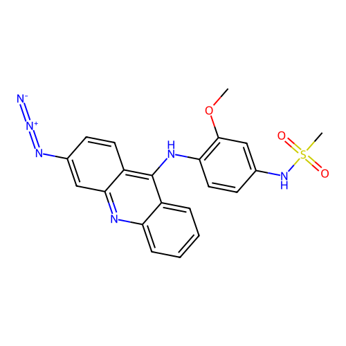 3-Azidoamsacrine structure