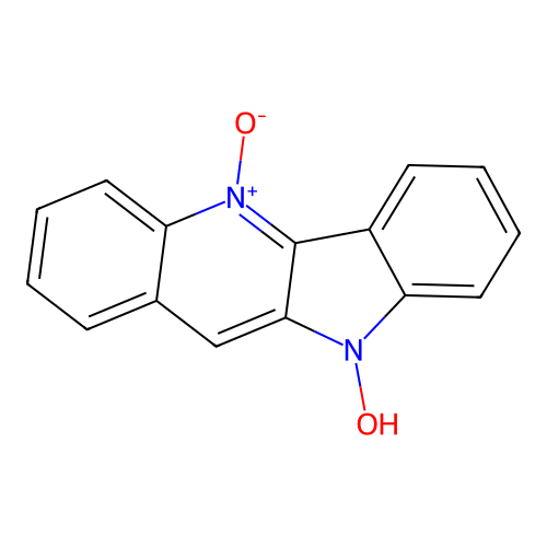 10H-Quindoline, 10-hydroxy-, 5-oxide structure