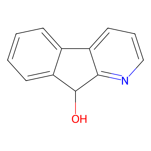 9H-Indeno(2,1-b)pyridin-9-ol structure