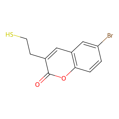 6-Bromo-3-(2-sulfanylethyl)-2h-chromen-2-one structure