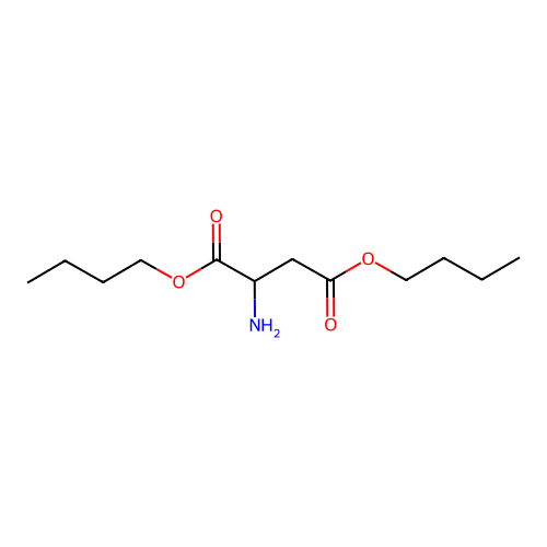 Dibutyl 2-Aminosuccinate structure