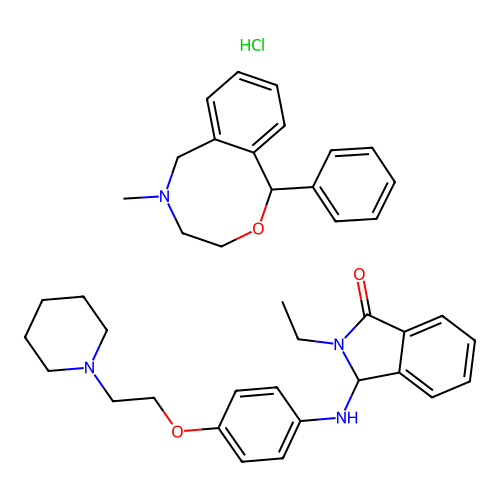 Etomidoline mixture with nefopam hydrochloride structure