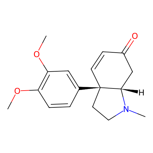 Mesembrenone structure