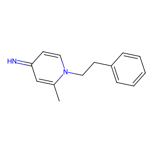 2-Picoline, 1,4-dihydro-4-imino-1-phenethyl- structure
