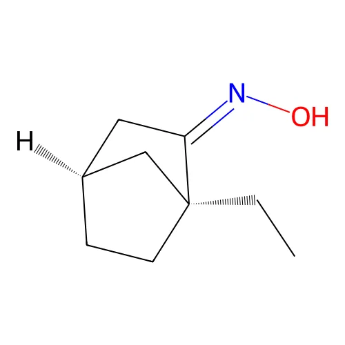N-[(1S,4R)-1-乙基-2-双环[2.2.1]庚基亚基]羟胺 structure