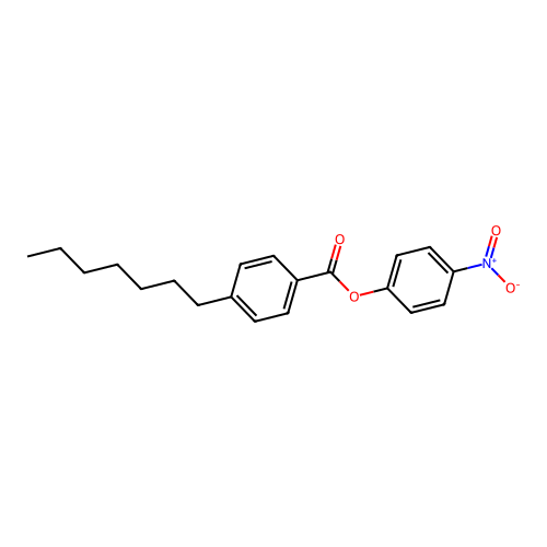 4-Nitrophenyl 4-heptylbenzoate structure