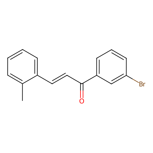 1-(3-Bromophenyl)-3-(o-tolyl)prop-2-en-1-one structure