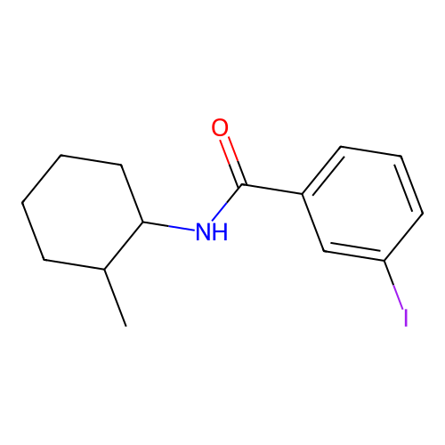 3-iodo-N-(2-methylcyclohexyl)benzamide structure