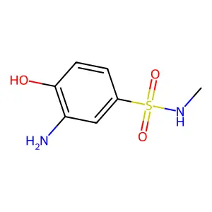 Benzenesulfonamide, 3-amino-4-hydroxy-N-methyl- structure