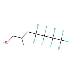 1-Heptanol, 4,4,5,5,6,6,7,7,7-nonafluoro-2-iodo- structure