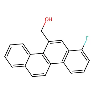 5-Chrysenemethanol, 7-fluoro- structure