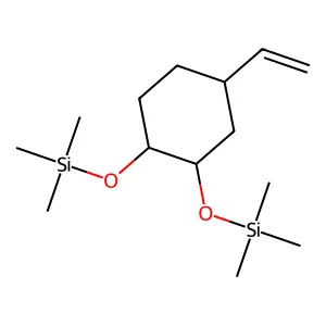 ((4-Vinylcyclohexane-1,2-diyl)bis(oxy))bis(trimethylsilane) structure