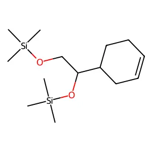 (1-Cyclohex-3-en-1-yl-2-trimethylsilyloxyethoxy)trimethylsilane structure
