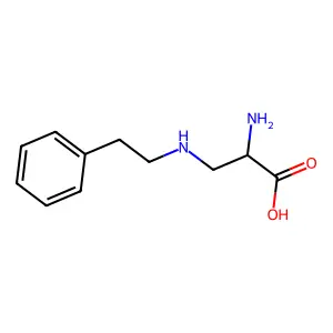 3-((2-Phenylethyl)amino)alanine structure