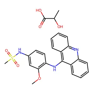 Amsacrine Lactate structure