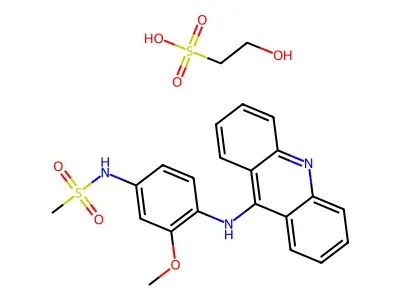 Amsacrine Isothionate structure