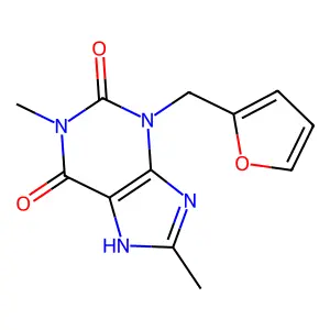 呋拉茶碱 structure