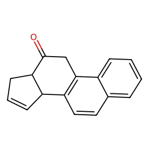 Gona-1,3,5,7,9,15-hexaen-12-one, (13xi,14xi)- structure
