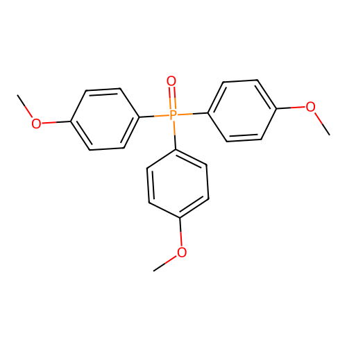 Tris(4-methoxyphenyl)phosphine oxide structure