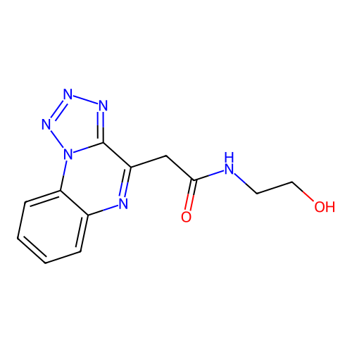 N-(2-hydroxyethyl)-2-(tetrazolo[1,5-a]quinoxalin-4-yl)acetamide structure