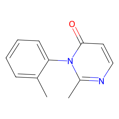 4(3H)-Pyrimidinone, 2-methyl-3-(2-methylphenyl)- structure