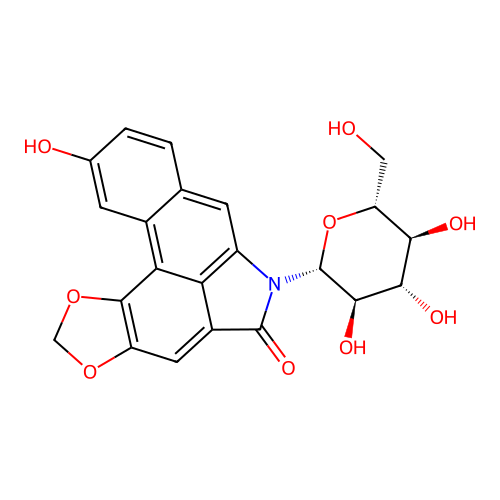 Aristolactam IIIa N-beta-glucoside structure