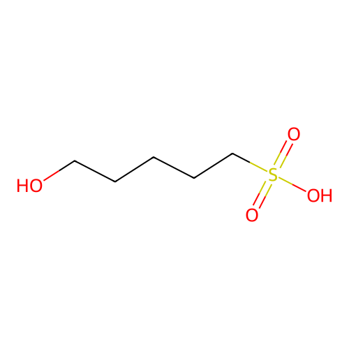 5-Hydroxy-1-pentanesulfonic acid structure