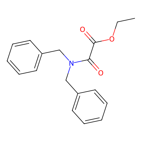 Ethyl (dibenzylamino)(oxo)acetate structure