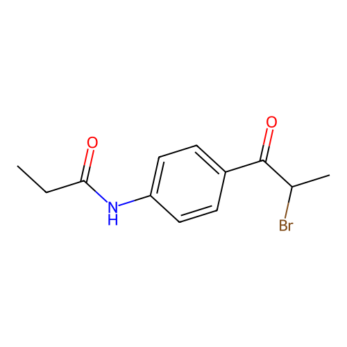 N-[4-(2-溴丙酰基)苯基]丙酰胺 structure