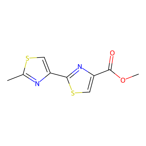 Methyl 2'-Methyl-[2,4'-bithiazole]-4-carboxylate structure