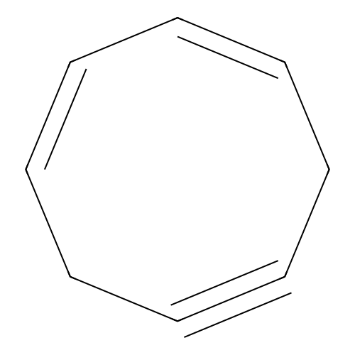 Cycloocta-1,3-dien-6-yne structure