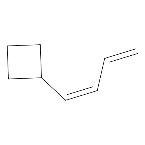 Cyclobutane, 1,3-butadienyl-, (Z)- structure