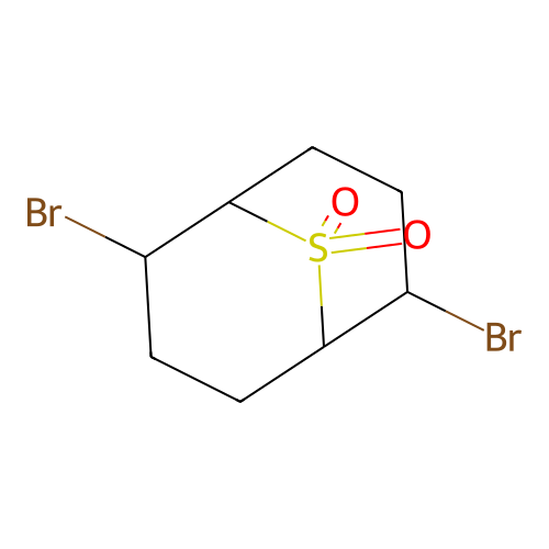 2,6-Dibromo-9lambda6-thiabicyclo[3.3.1]nonane 9,9-dioxide structure