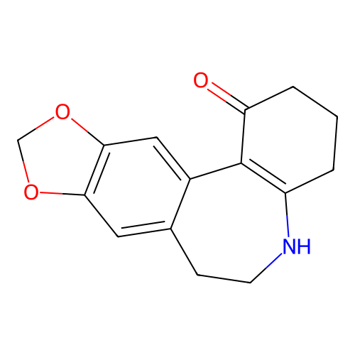 2,3,4,5,6,7-Hexahydro-1H,10H-benzo[b][1,3]benzodioxolo[5,6-d]azepin-1-one structure