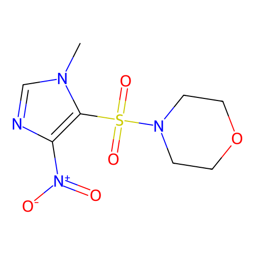 4-(1-Methyl-4-nitro-1H-imidazole-5-sulfonyl)morpholine structure