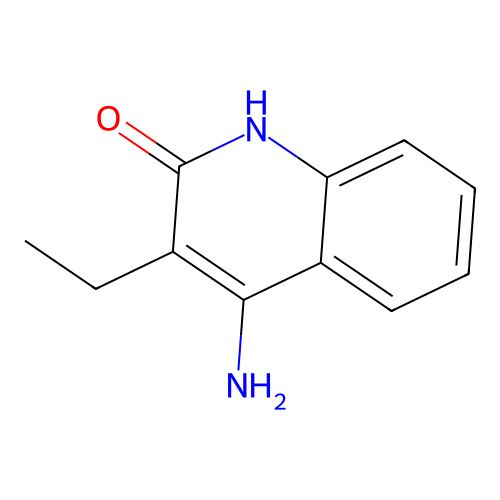 4-amino-3-ethyl-1H-quinolin-2-one structure