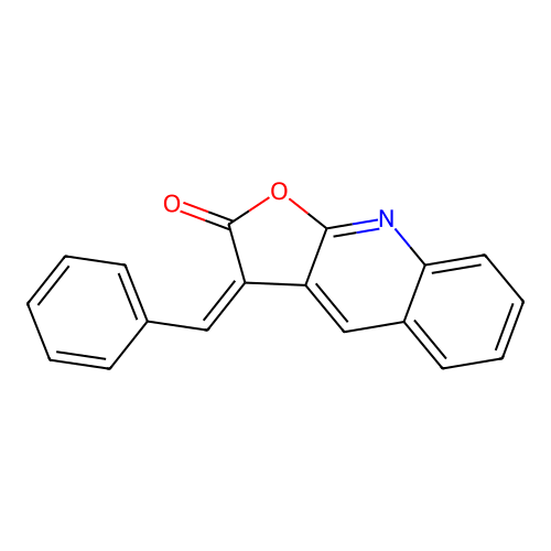 3-Benzylidenefuro[2,3-b]quinolin-2-one structure