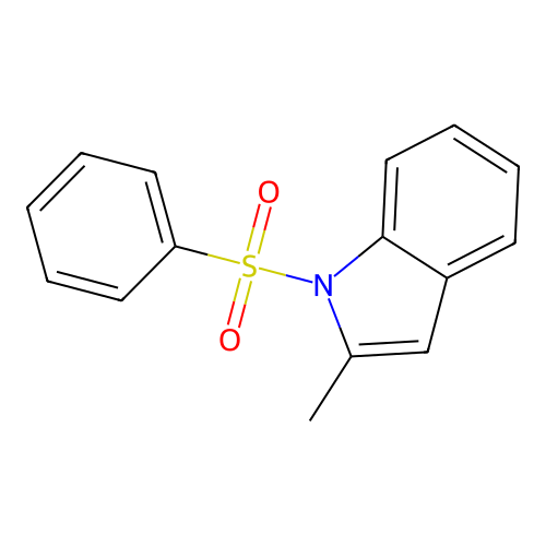 2-Methyl-1-(phenylsulfonyl)-1H-indole structure