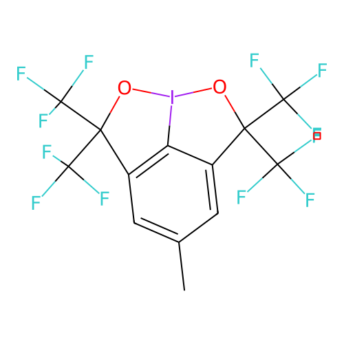 10-methyl-3,3,7,7-tetrakis(trifluoromethyl)-4,6-benzo-1-ioda structure