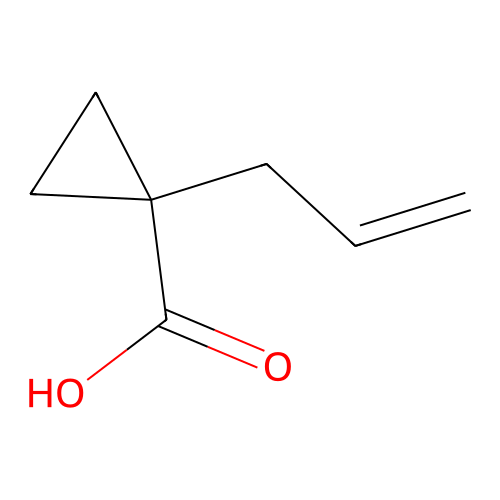 1-Allylcyclopropanecarboxylic acid structure