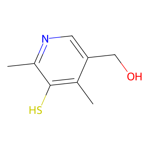 (4,6-Dimethyl-5-sulfanyl-3-pyridinyl)methanol structure