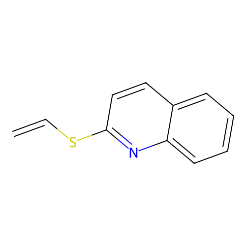 2-(Vinylthio)quinoline structure