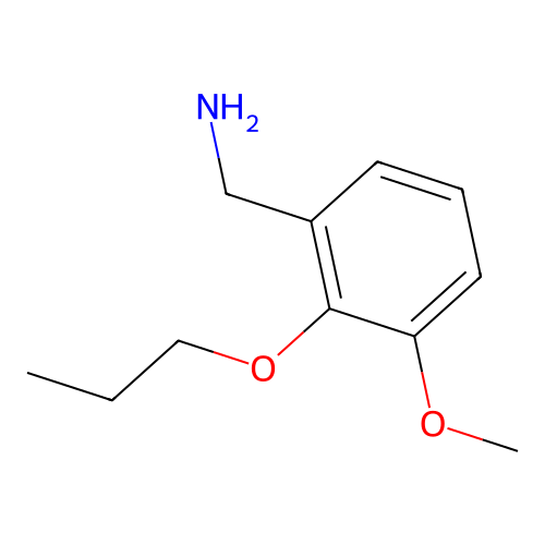1-(3-Methoxy-2-propoxyphenyl)methanamine structure