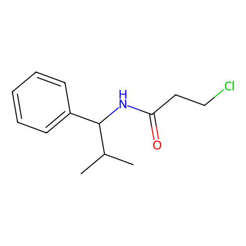 3-氯-N-(2-甲基-1-苯基丙基)丙酰胺 structure