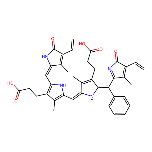 beta-Phenylbiliverdin ixa structure