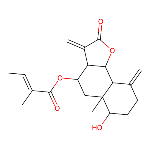8beta-Tigloyloxyreynosin structure