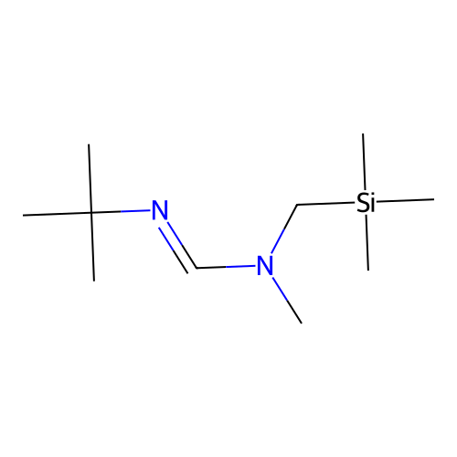 N-Methyl-N-trimethylsilylmethyl-N'-tert-butylformamidine structure