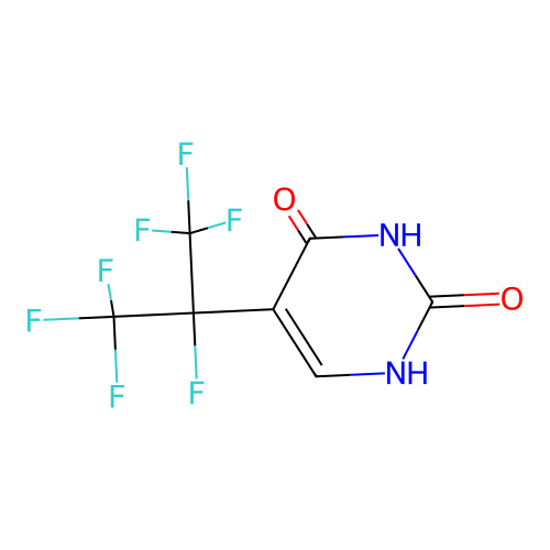 5-(1,1,1,2,3,3,3-Heptafluoropropan-2-yl)pyrimidine-2,4(1H,3H)-dione structure
